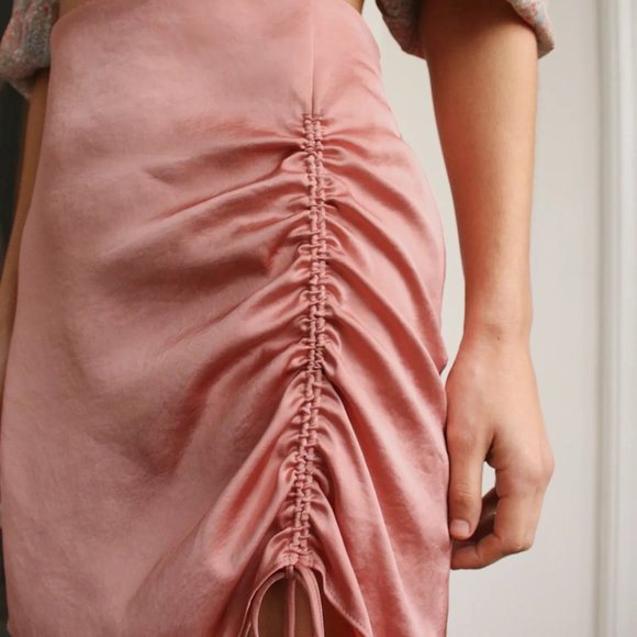 Wilfred Allusion Mini Skirt in Heirloom Pink | 8 - Picture 1 of 5